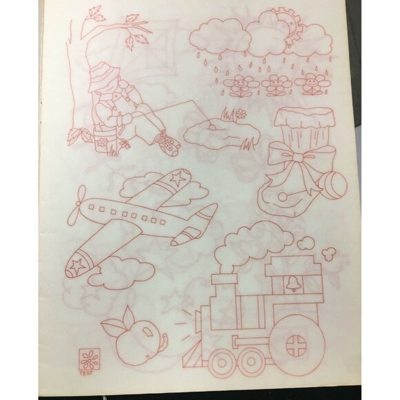 Vogart Craft "Iron-onTransfers for Babies and Toddlers" Leaflet #1985 - Picture 3 of 4